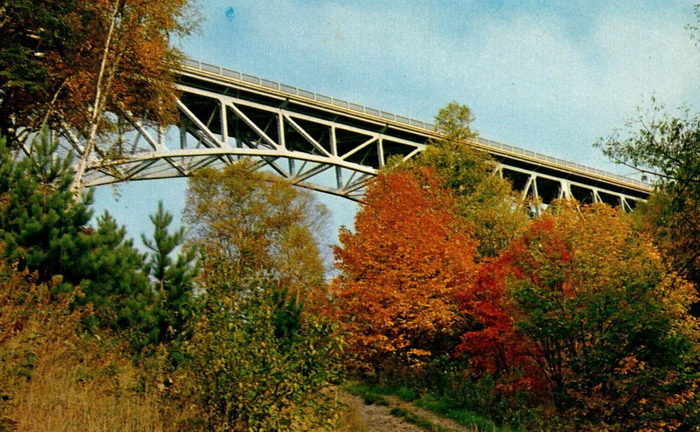 Cut River Bridge - Postcard (newer photo)